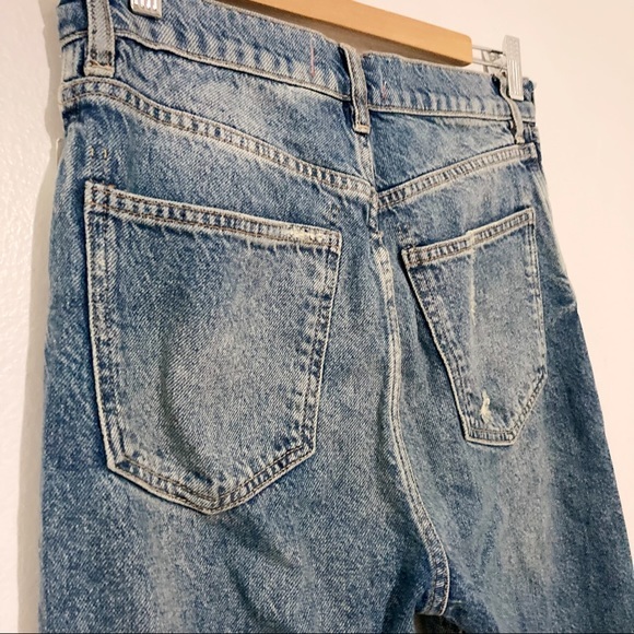 Free People Jeans Bren High Waist Distressed Boyfriend Jean Size 25 NWOT - Picture 10 of 11